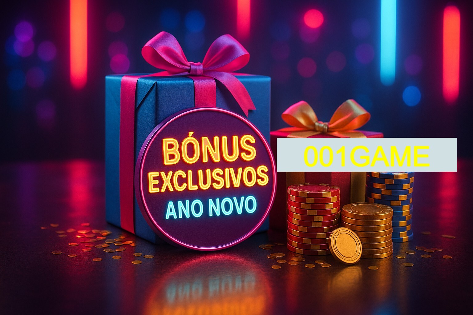 Promoções de Ano Novo no 001GAME